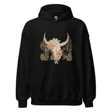 Load image into Gallery viewer, Floral Skull Hoodie
